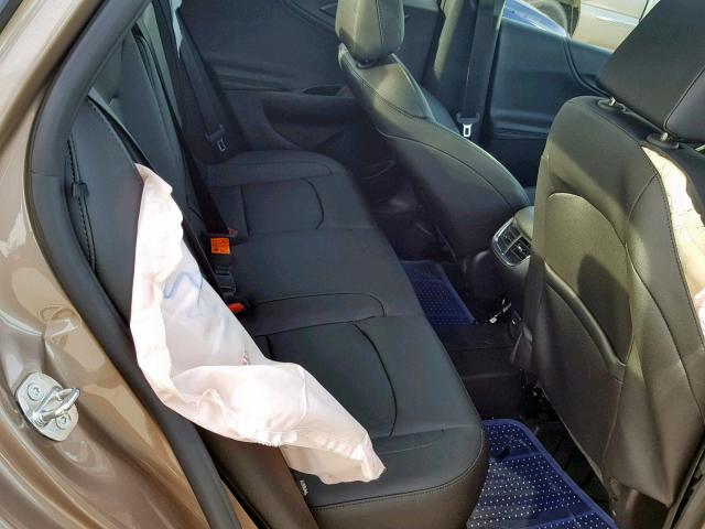 1G1ZE5SXXJF250532 - 2018 CHEVROLET MALIBU PRE GOLD photo 6