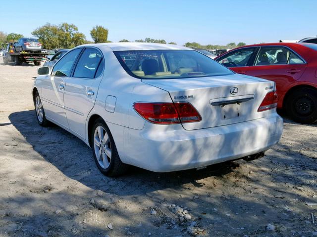 JTHBA30G965157993 - 2006 LEXUS ES 330 WHITE photo 3