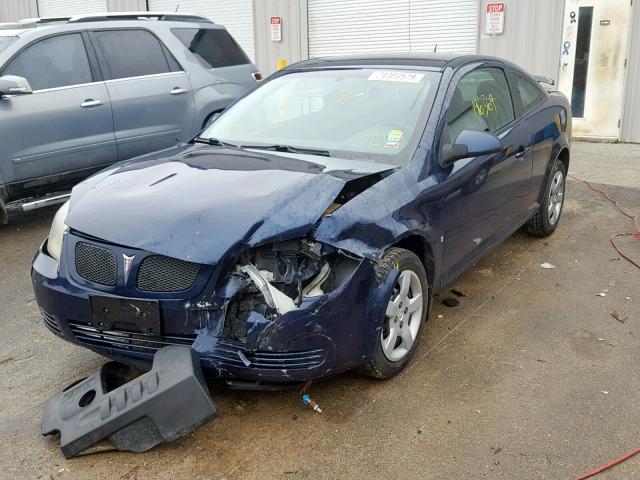 1G2AS18H297241310 - 2009 PONTIAC G5 BLUE photo 2