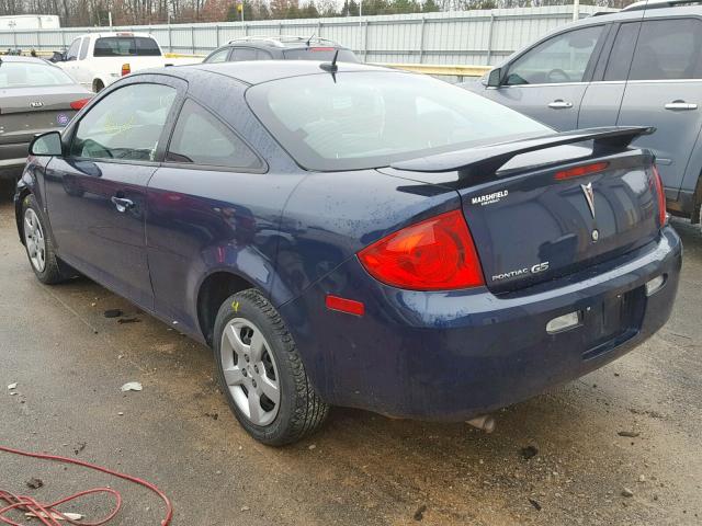 1G2AS18H297241310 - 2009 PONTIAC G5 BLUE photo 3