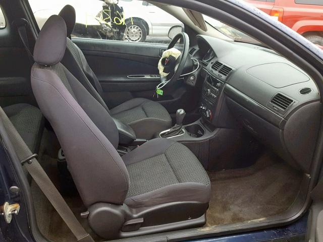 1G2AS18H297241310 - 2009 PONTIAC G5 BLUE photo 5