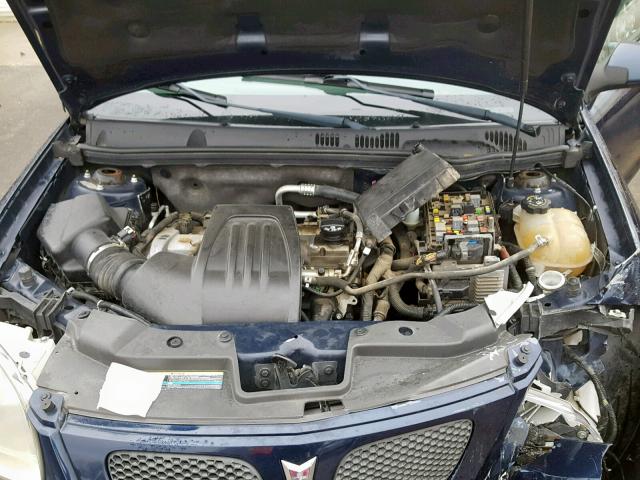 1G2AS18H297241310 - 2009 PONTIAC G5 BLUE photo 7