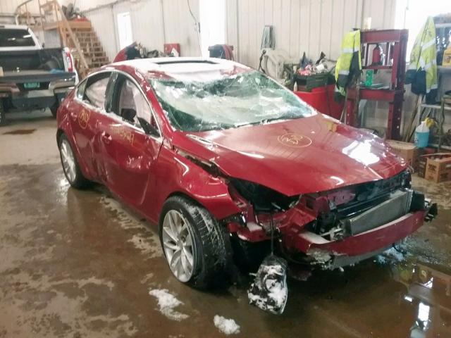 2G4GN5EX5F9118395 - 2015 BUICK REGAL PREM RED photo 1