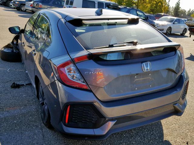 SHHFK7H5XHU414315 - 2017 HONDA CIVIC EX CHARCOAL photo 3