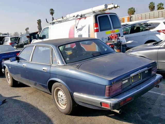 SAJFY1744MC639232 - 1991 JAGUAR XJ6 BASELI BLUE photo 3