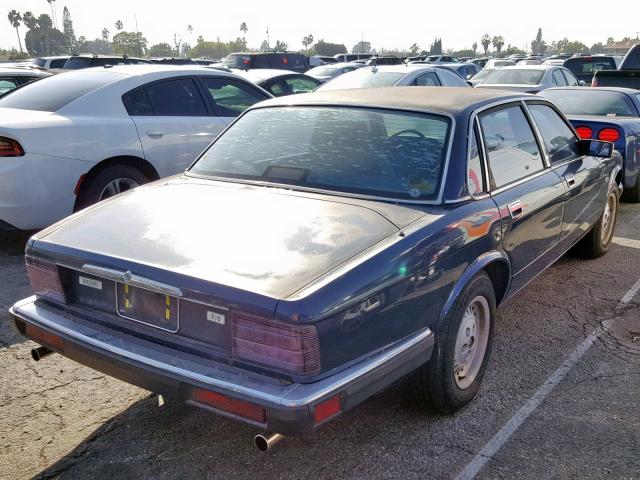 SAJFY1744MC639232 - 1991 JAGUAR XJ6 BASELI BLUE photo 4