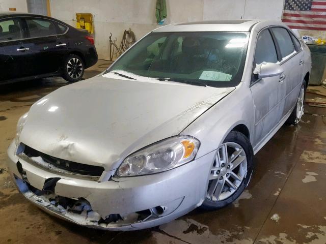 2G1WC5E34E1173235 - 2014 CHEVROLET IMPALA LIM SILVER photo 2