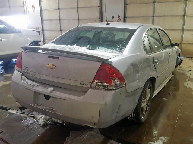 2G1WC5E34E1173235 - 2014 CHEVROLET IMPALA LIM SILVER photo 4