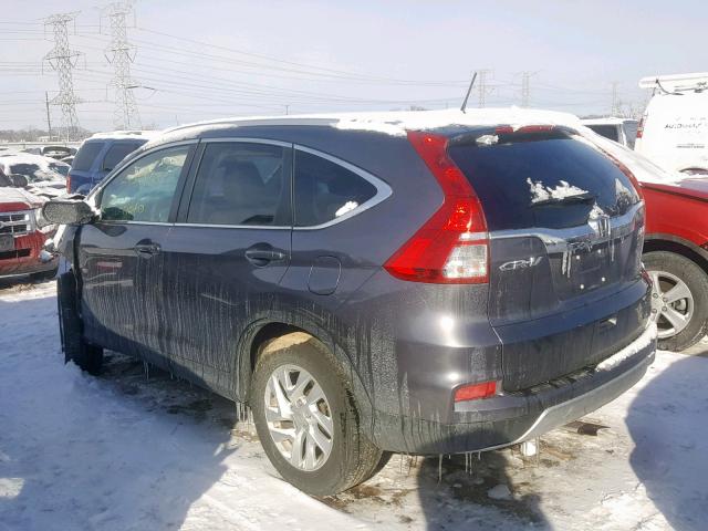 5J6RM4H7XGL046913 - 2016 HONDA CR-V EXL GRAY photo 3