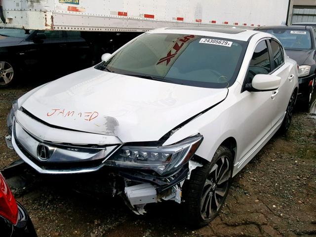 19UDE2F8XGA025537 - 2016 ACURA ILX PREMIU WHITE photo 2