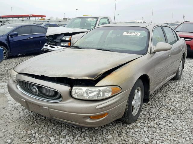 1G4HP54K414211036 - 2001 BUICK LESABRE CU TAN photo 2