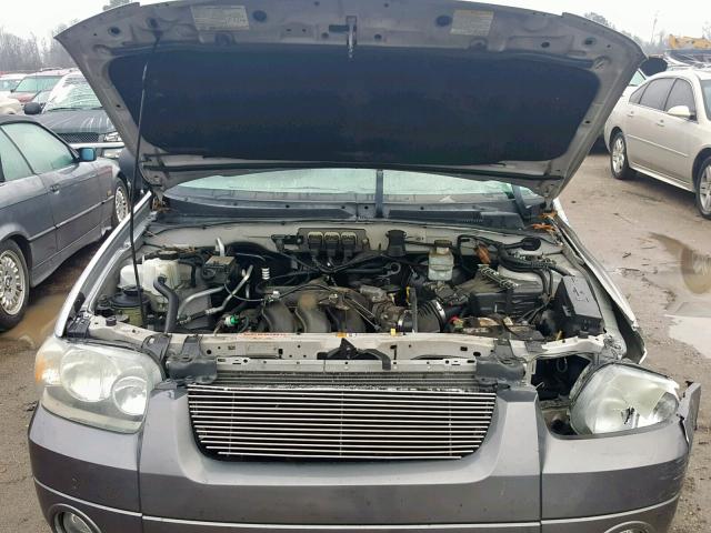 1FMCU03135KA56981 - 2005 FORD ESCAPE XLT GRAY photo 7