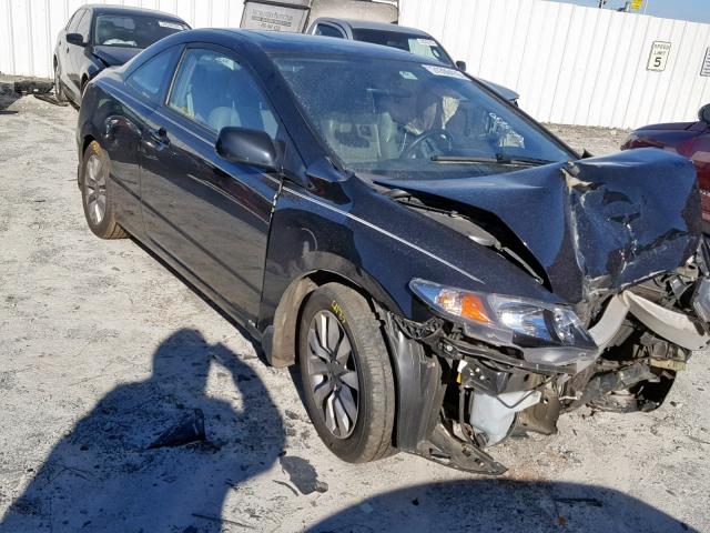 2HGFG12919H505630 - 2009 HONDA CIVIC EXL BLACK photo 1