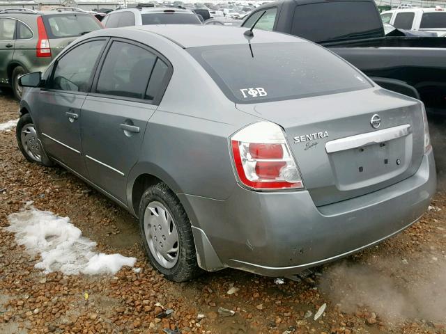 3N1AB6AP7AL637309 - 2010 NISSAN SENTRA 2.0 SILVER photo 3