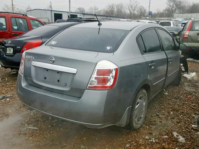 3N1AB6AP7AL637309 - 2010 NISSAN SENTRA 2.0 SILVER photo 4