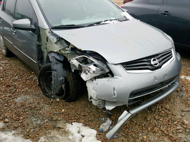 3N1AB6AP7AL637309 - 2010 NISSAN SENTRA 2.0 SILVER photo 9