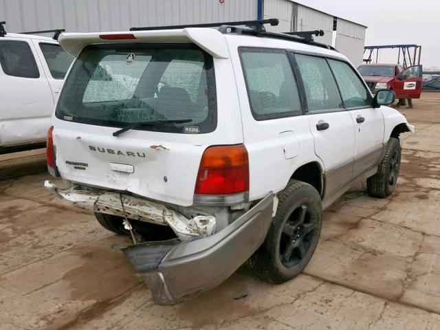 JF1SF6558XH732019 - 1999 SUBARU FORESTER S WHITE photo 4