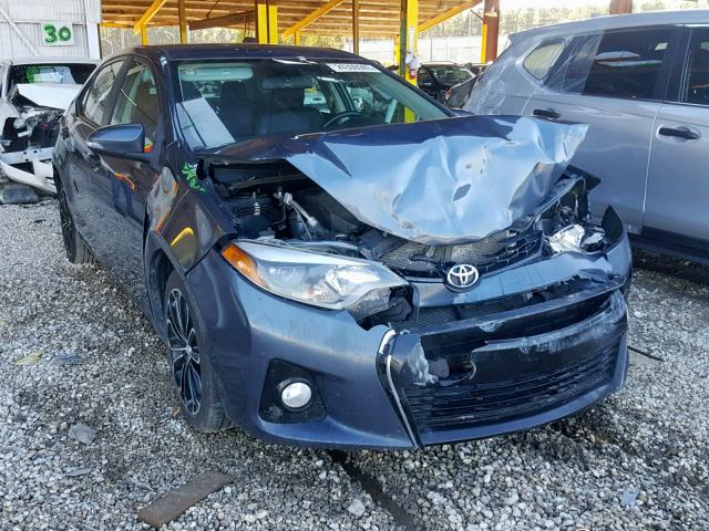 2T1BURHE0EC093553 - 2014 TOYOTA COROLLA L GRAY photo 1