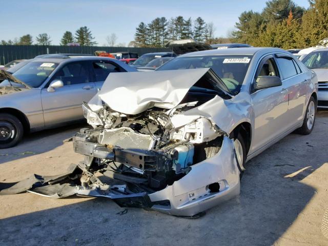 1G1ZA5EU3CF223527 - 2012 CHEVROLET MALIBU LS SILVER photo 2