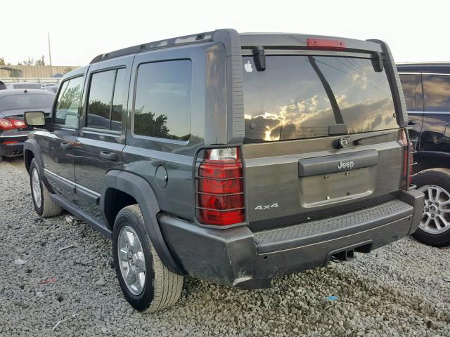 1J8HG48N76C210780 - 2006 JEEP COMMANDER GRAY photo 3