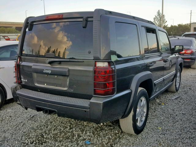 1J8HG48N76C210780 - 2006 JEEP COMMANDER GRAY photo 4