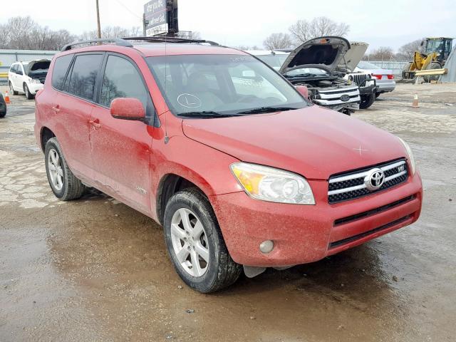 JTMZK31V775015010 - 2007 TOYOTA RAV4 LIMIT RED photo 1