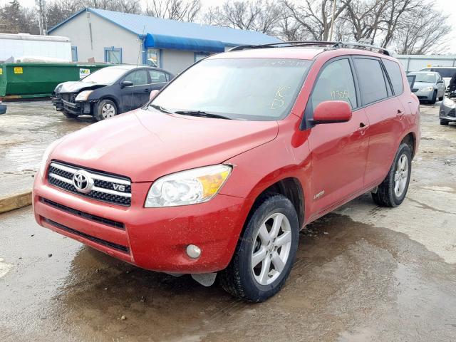 JTMZK31V775015010 - 2007 TOYOTA RAV4 LIMIT RED photo 2