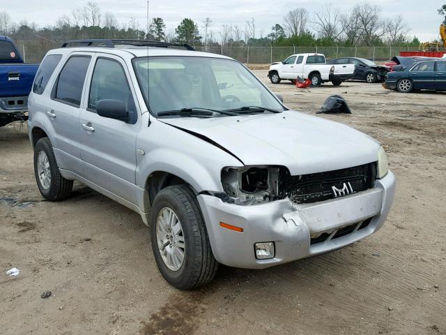 4M2CU57106KJ06405 - 2006 MERCURY MARINER SILVER photo 1