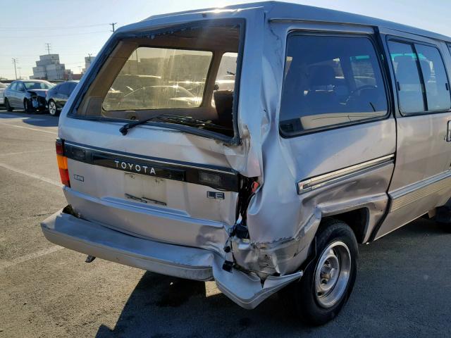 JT3YR26W9H5042055 - 1987 TOYOTA VAN WAGON TAN photo 9