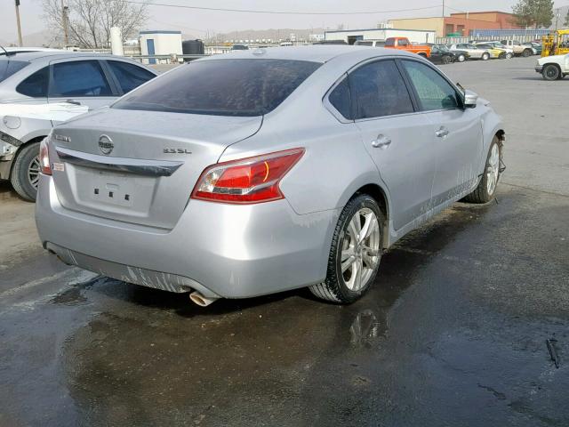 1N4BL3AP0DN413211 - 2013 NISSAN ALTIMA 3.5 SILVER photo 4