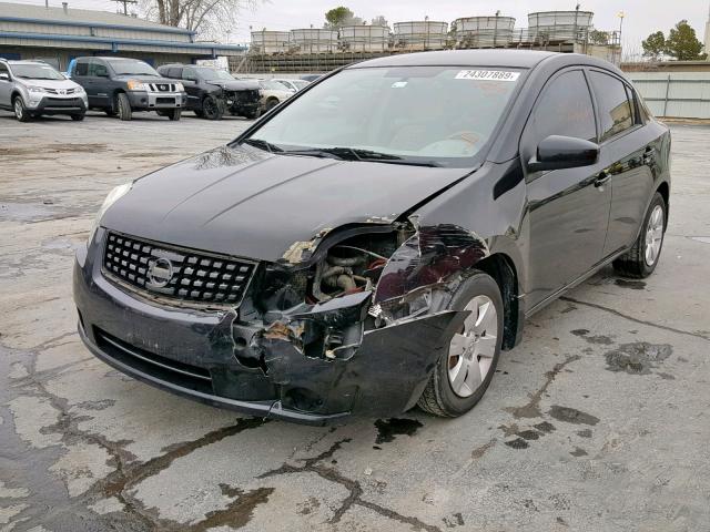 3N1AB61EX9L619462 - 2009 NISSAN SENTRA 2.0 BLACK photo 2