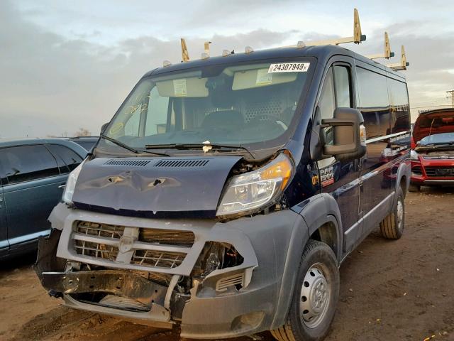 3C6TRVAG0HE523444 - 2017 RAM PROMASTER 蓝色 照片 2