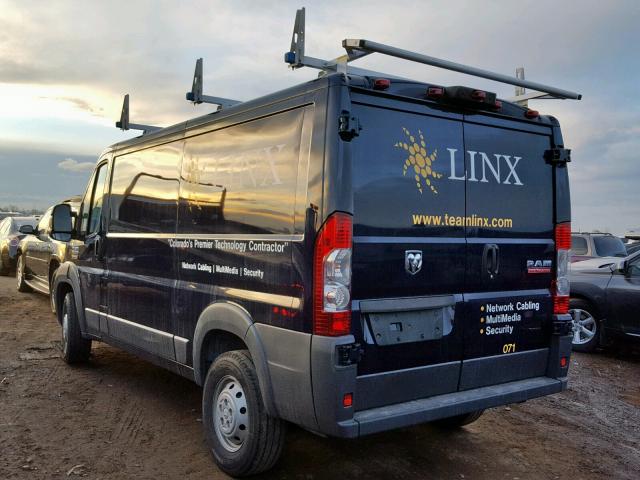 3C6TRVAG0HE523444 - 2017 RAM PROMASTER 蓝色 照片 3