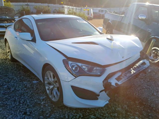 KMHHT6KD7DU111961 - 2013 HYUNDAI GENESIS CO WHITE photo 1