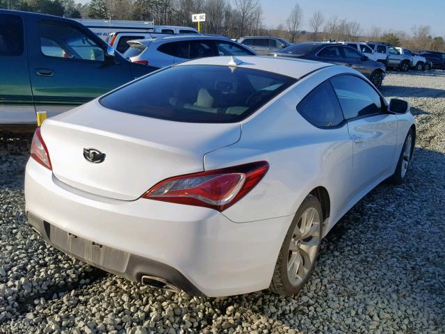 KMHHT6KD7DU111961 - 2013 HYUNDAI GENESIS CO WHITE photo 4