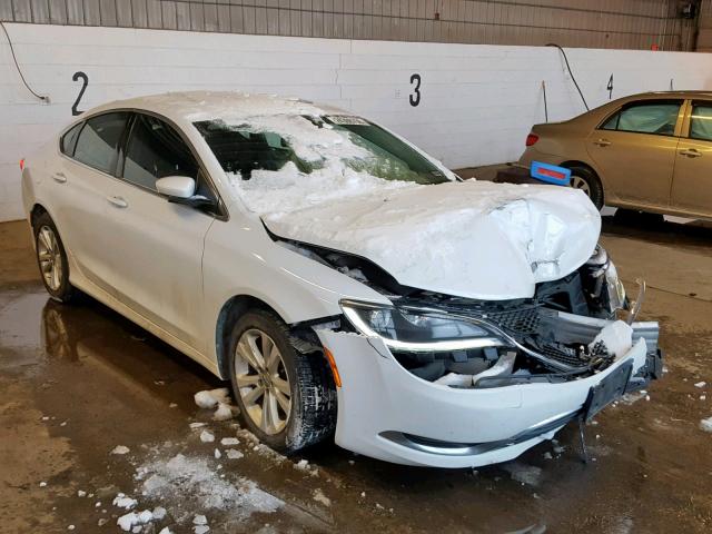 1C3CCCAB4FN721086 - 2015 CHRYSLER 200 LIMITE WHITE photo 1