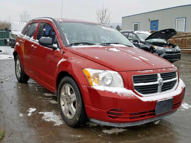 1B3HB48A89D150009 - 2009 DODGE CALIBER SX RED photo 1