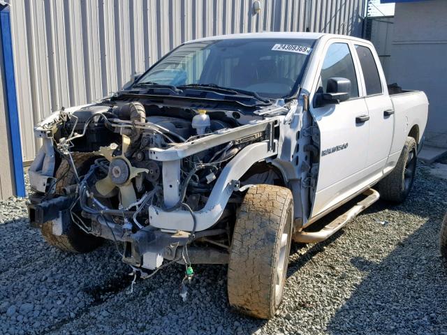 1C6RD6FT3CS196872 - 2012 DODGE RAM 1500 S თეთრი ფოტო 2