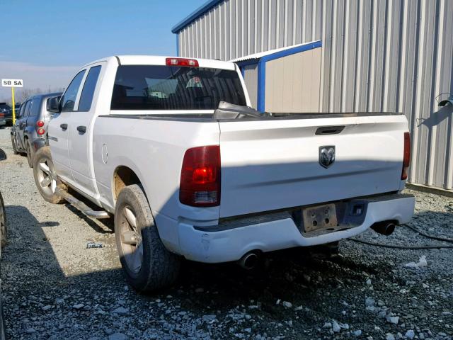 1C6RD6FT3CS196872 - 2012 DODGE RAM 1500 S თეთრი ფოტო 3