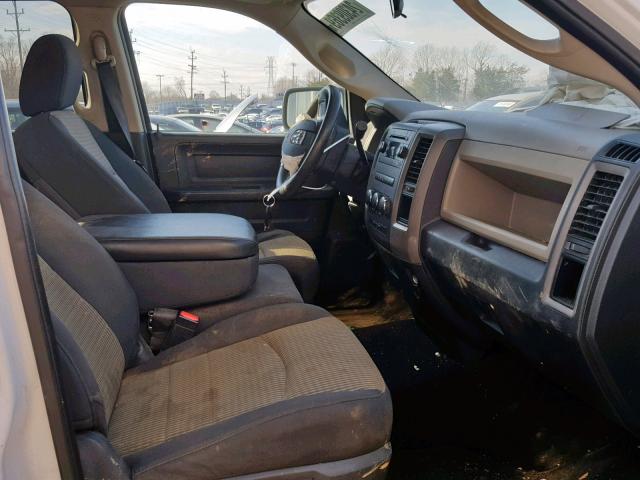 1C6RD6FT3CS196872 - 2012 DODGE RAM 1500 S თეთრი ფოტო 5