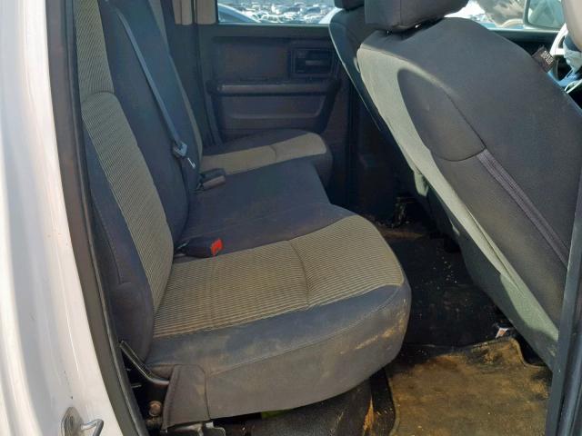 1C6RD6FT3CS196872 - 2012 DODGE RAM 1500 S თეთრი ფოტო 6