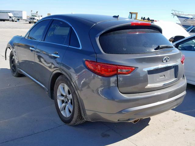 JN8CS1MU2DM141293 - 2013 INFINITI FX37 GRAY photo 3