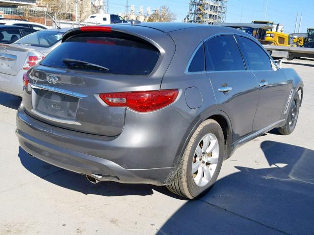 JN8CS1MU2DM141293 - 2013 INFINITI FX37 GRAY photo 4