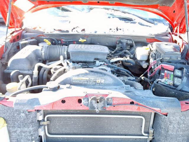 1D7HW48N05S277757 - 2005 DODGE DAKOTA QUA RED photo 7