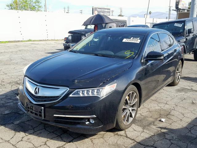 19UUB2F7XFA013287 - 2015 ACURA TLX ADVANC BLACK photo 2