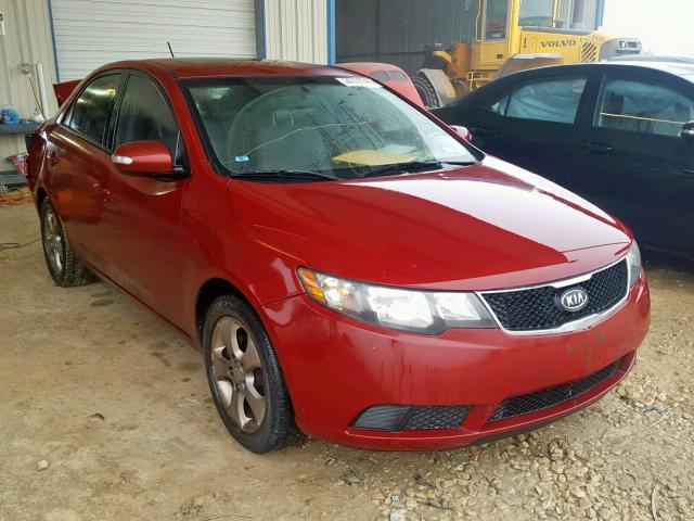 KNAFU4A25A5061870 - 2010 KIA FORTE EX RED photo 1