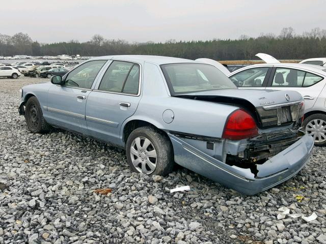 2MEFM74V68X640691 - 2008 MERCURY GRAND MARQ BLUE photo 3