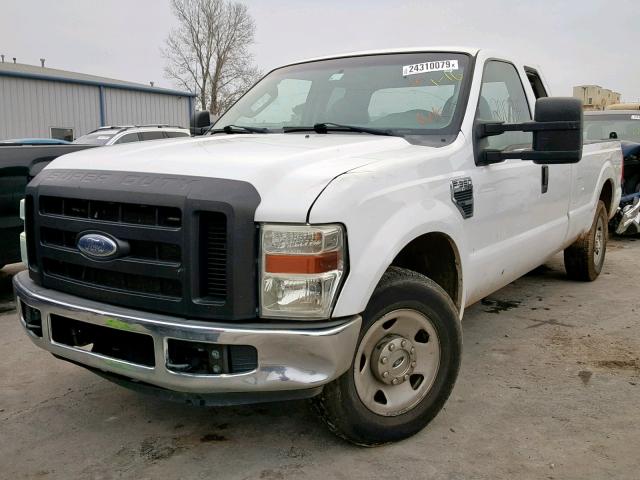 1FTWX30598EE12774 - 2008 FORD F350 SRW S WHITE photo 2