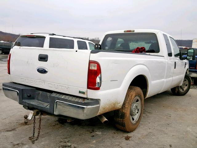 1FTWX30598EE12774 - 2008 FORD F350 SRW S WHITE photo 4