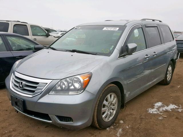 5FNRL384X8B010944 - 2008 HONDA ODYSSEY EX GRAY photo 2